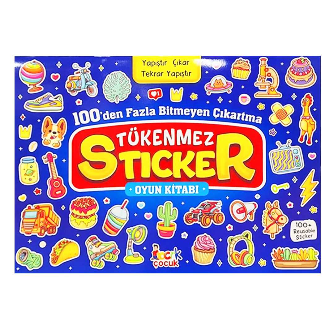 BICIRIK TÜKENMEZ STİCKER KİTABI 100+ ÇIKARTMA 1