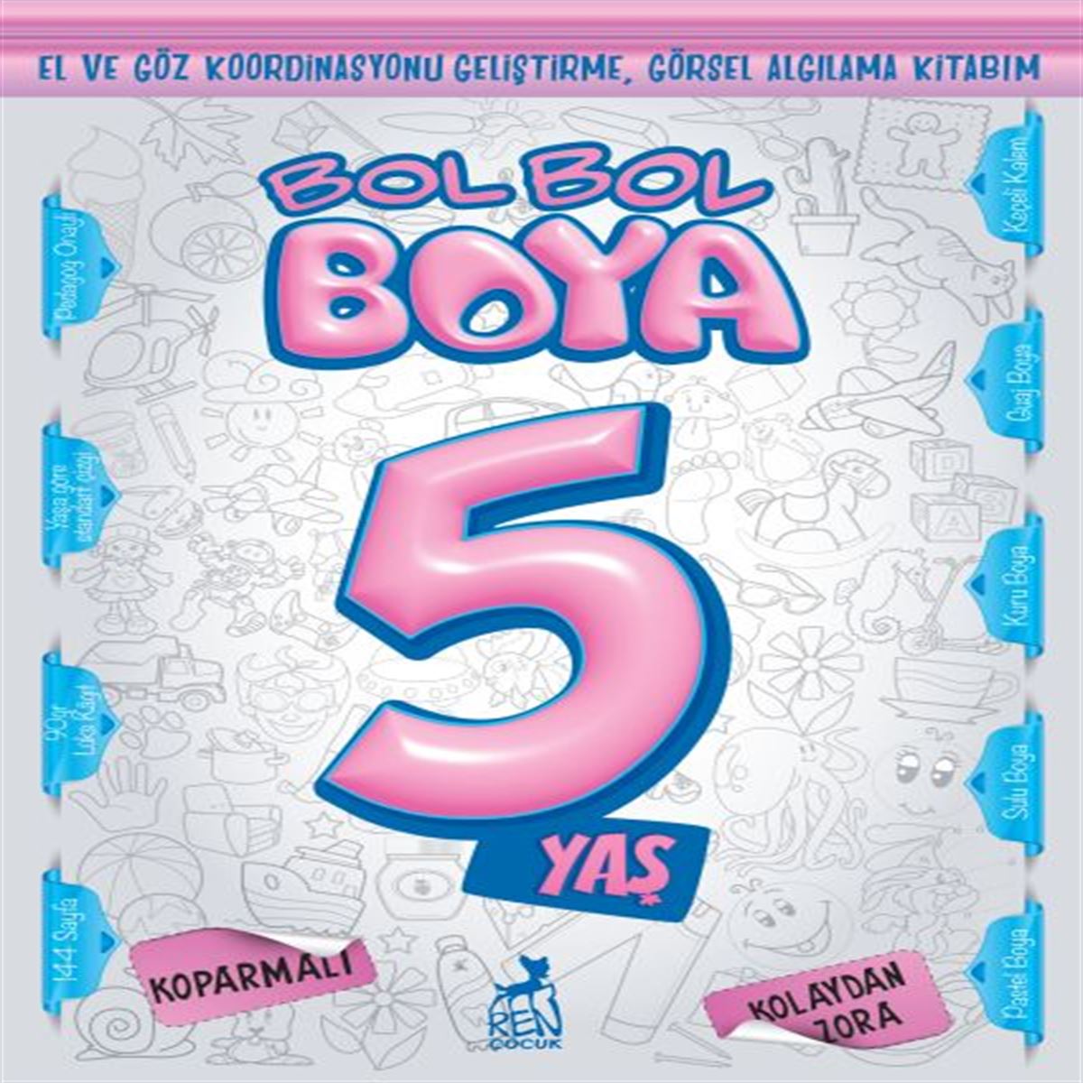 REN BOYAMA KİTABI BOL BOL BOYA 5 YAŞ 1