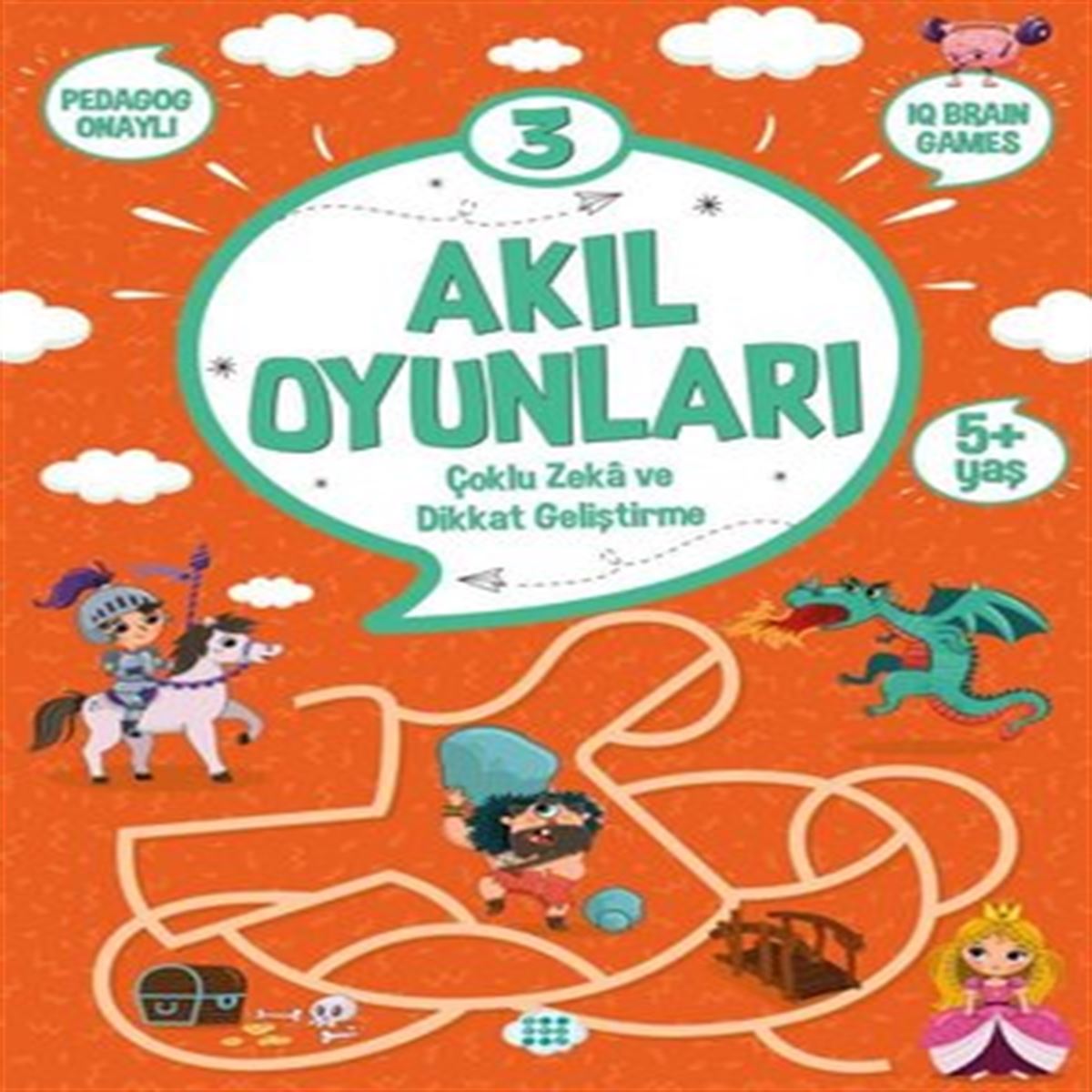 DOKUZ ETKİNLİK KİTABI AKIL OYUNLARI :3 5+YAŞ 1