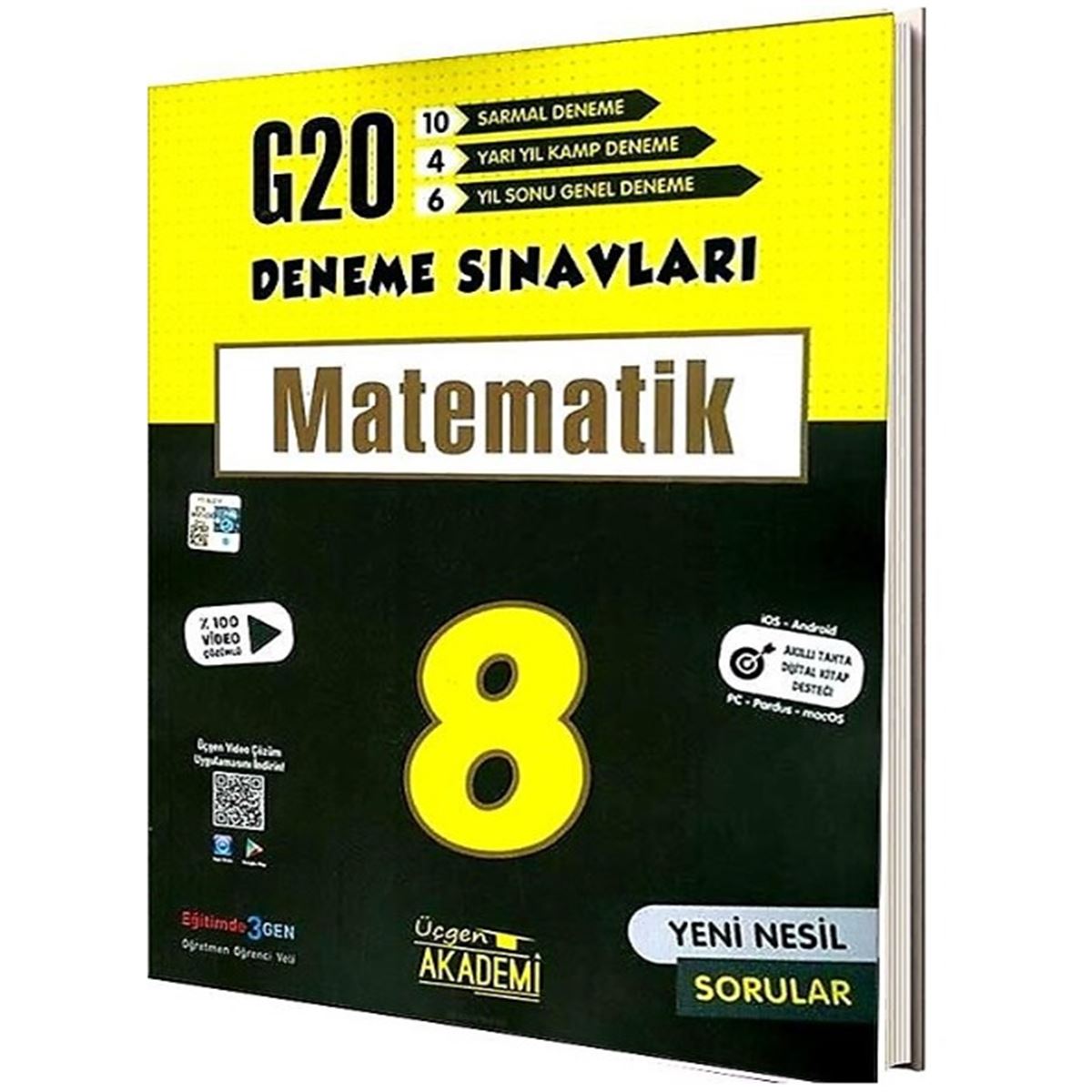 ÜÇGEN MATEMATİK 20 Lİ DENEME SINAVI 8 SINIF 1