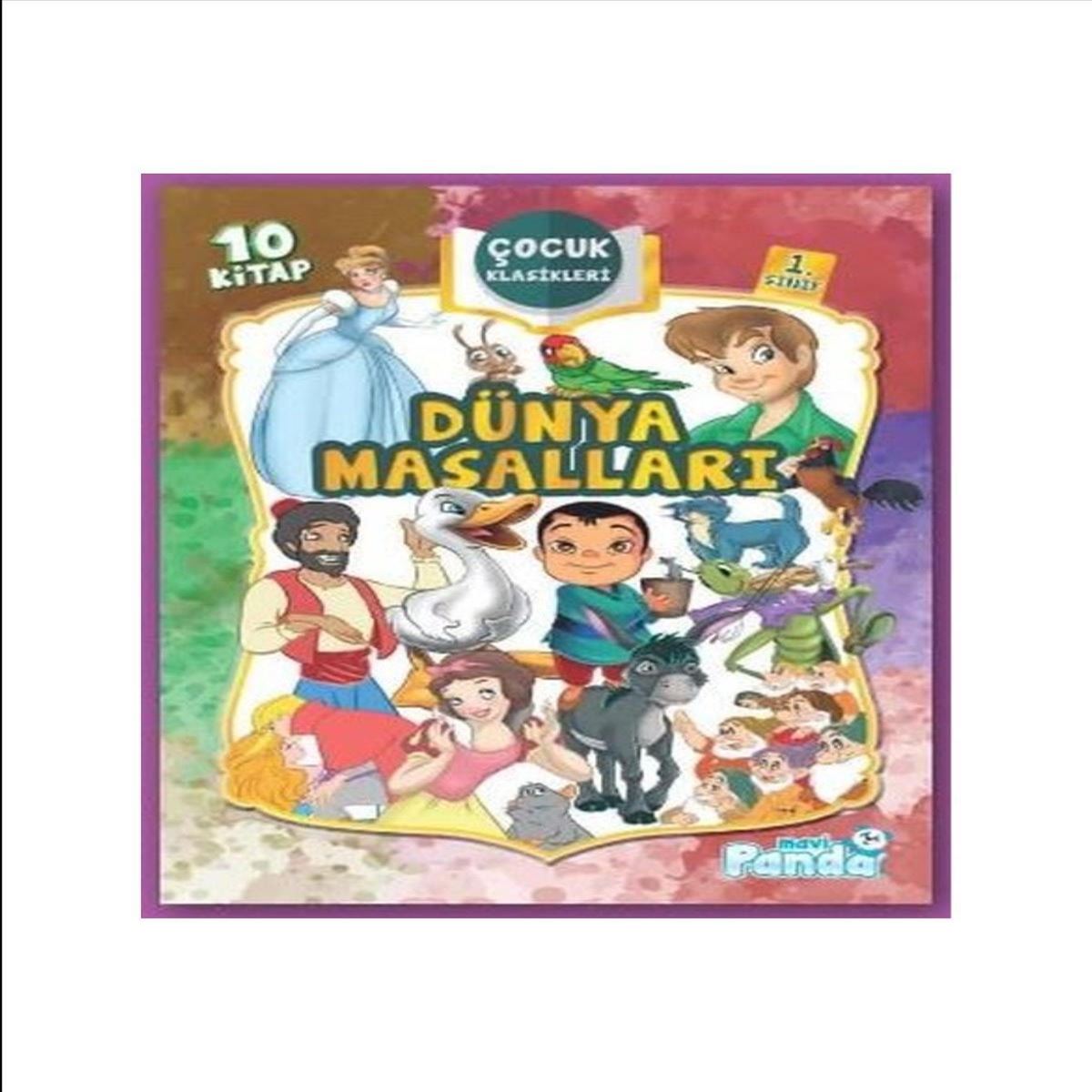 MAVİ PANDA HİKAYE DÜNYA MASALLARI (10 KİTAP) SET 1
