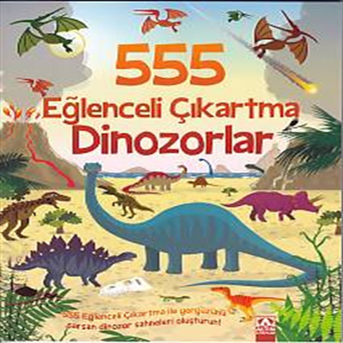 ALTIN 555 EĞLENCELİ ÇIKARTMA DİNOZORLAR 1