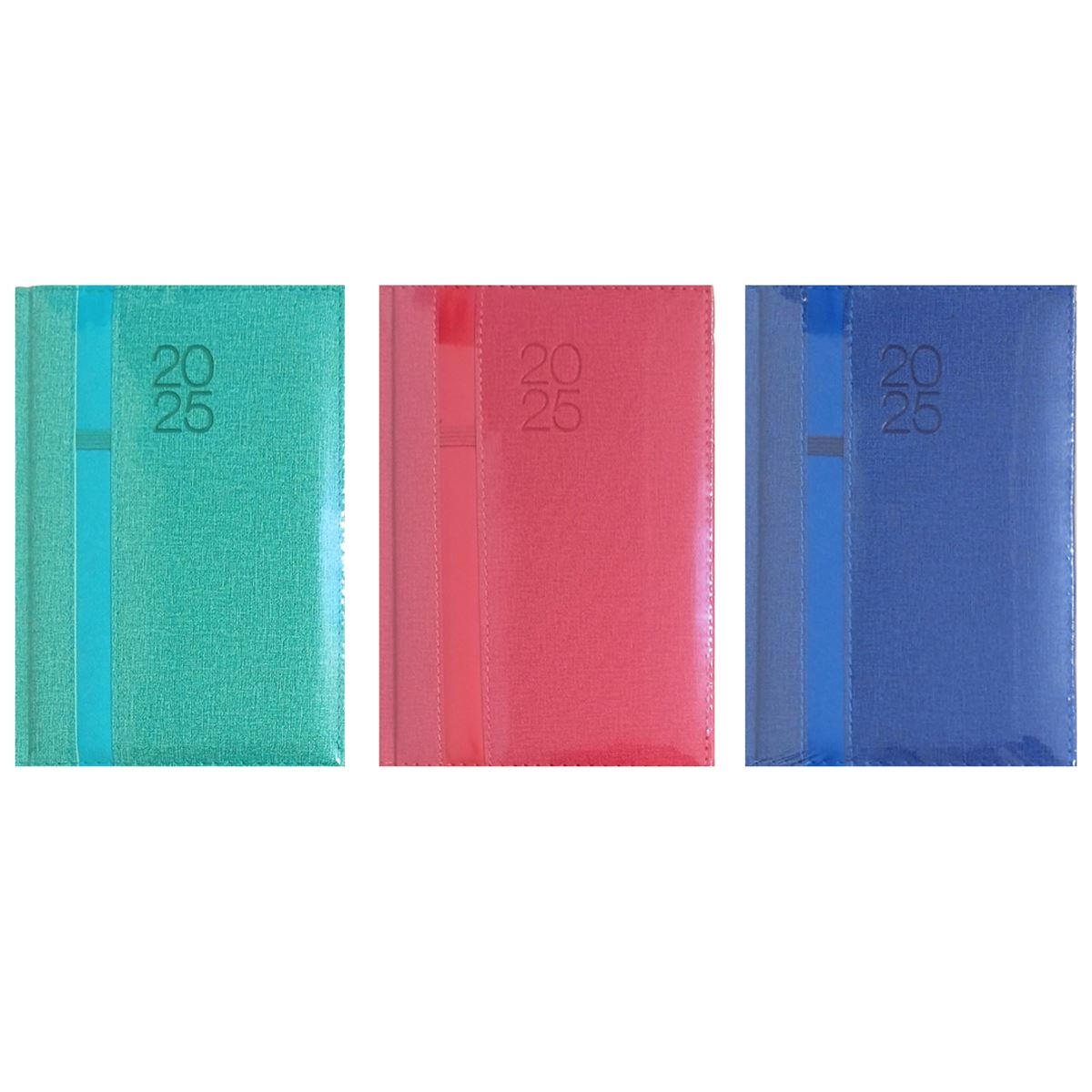 LİZ AJANDA 2025 AJ7024 14x20 THERMO DERİ KALEMLİKLİ 1