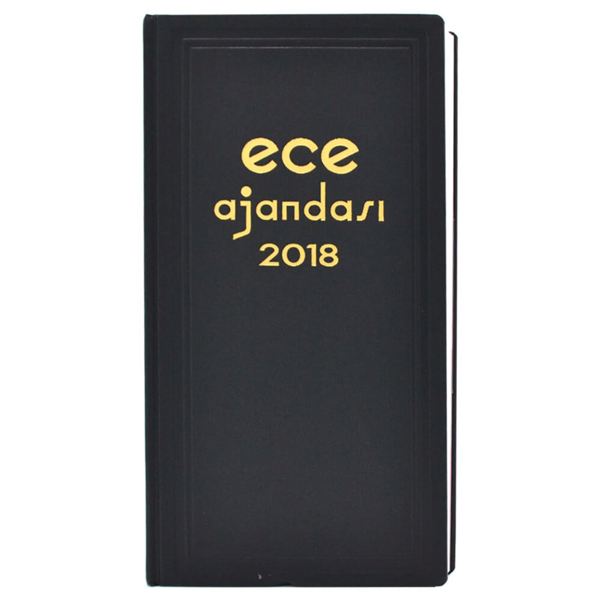 ECE AJANDA 8 CİLT BEZLİ ÇİZGİLİ GÜNLÜK TİCARİ 17x33 468 SAYFA ASYA 1