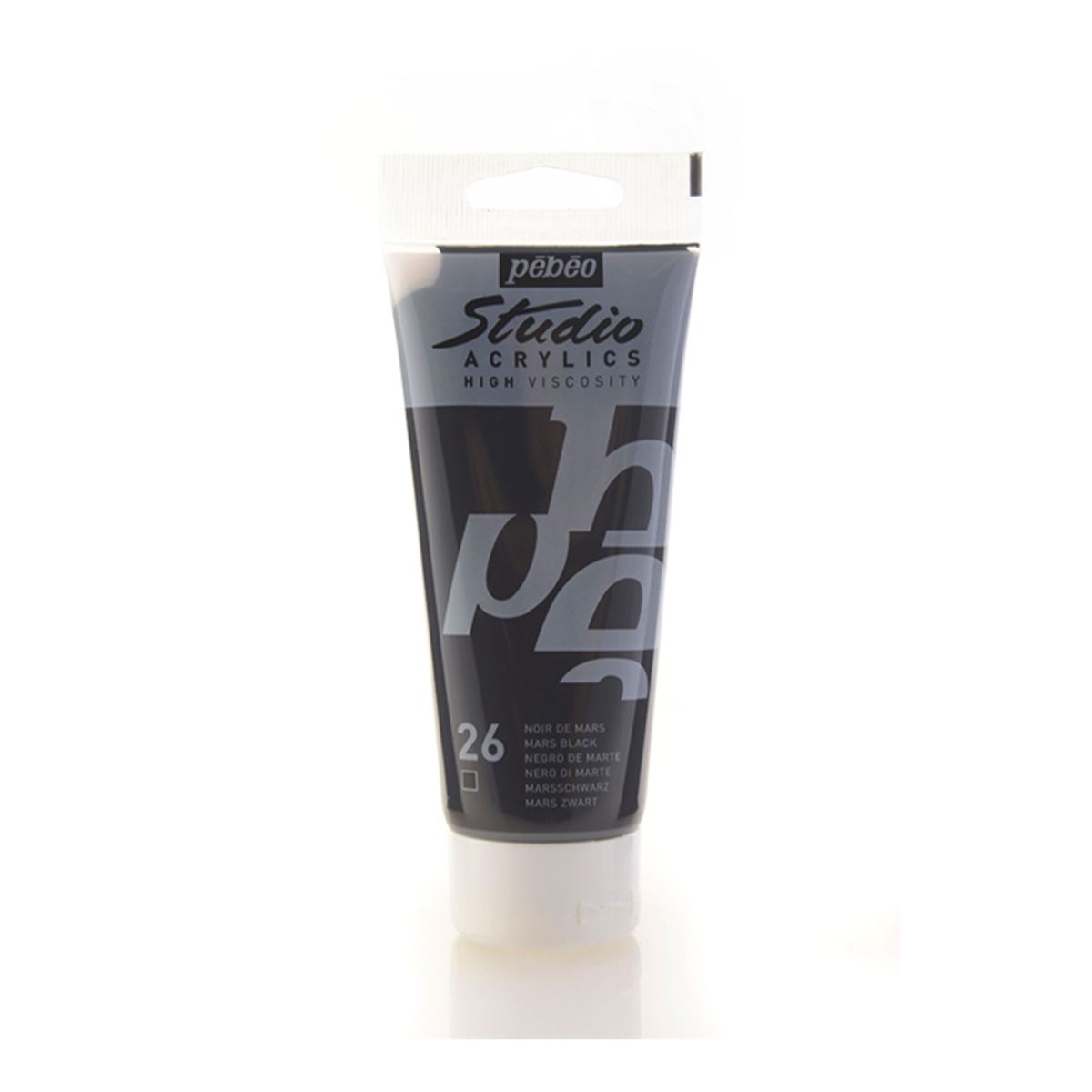 PEBEO STUDİO AKRİLİK BOYA 100 ML MARS BLACK 26 1