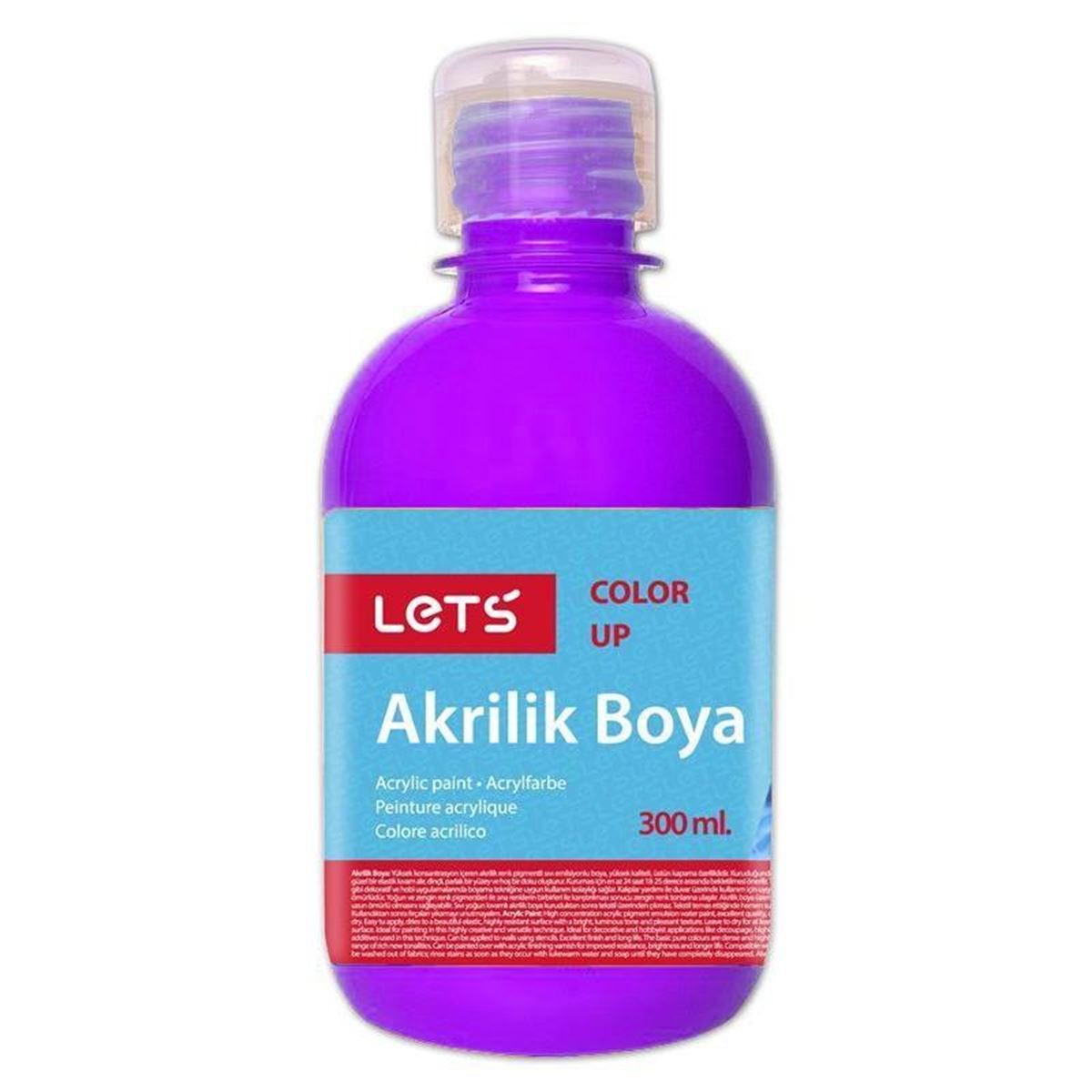 LETS AKRİLİK BOYA 300 ML MOR L-5235 1