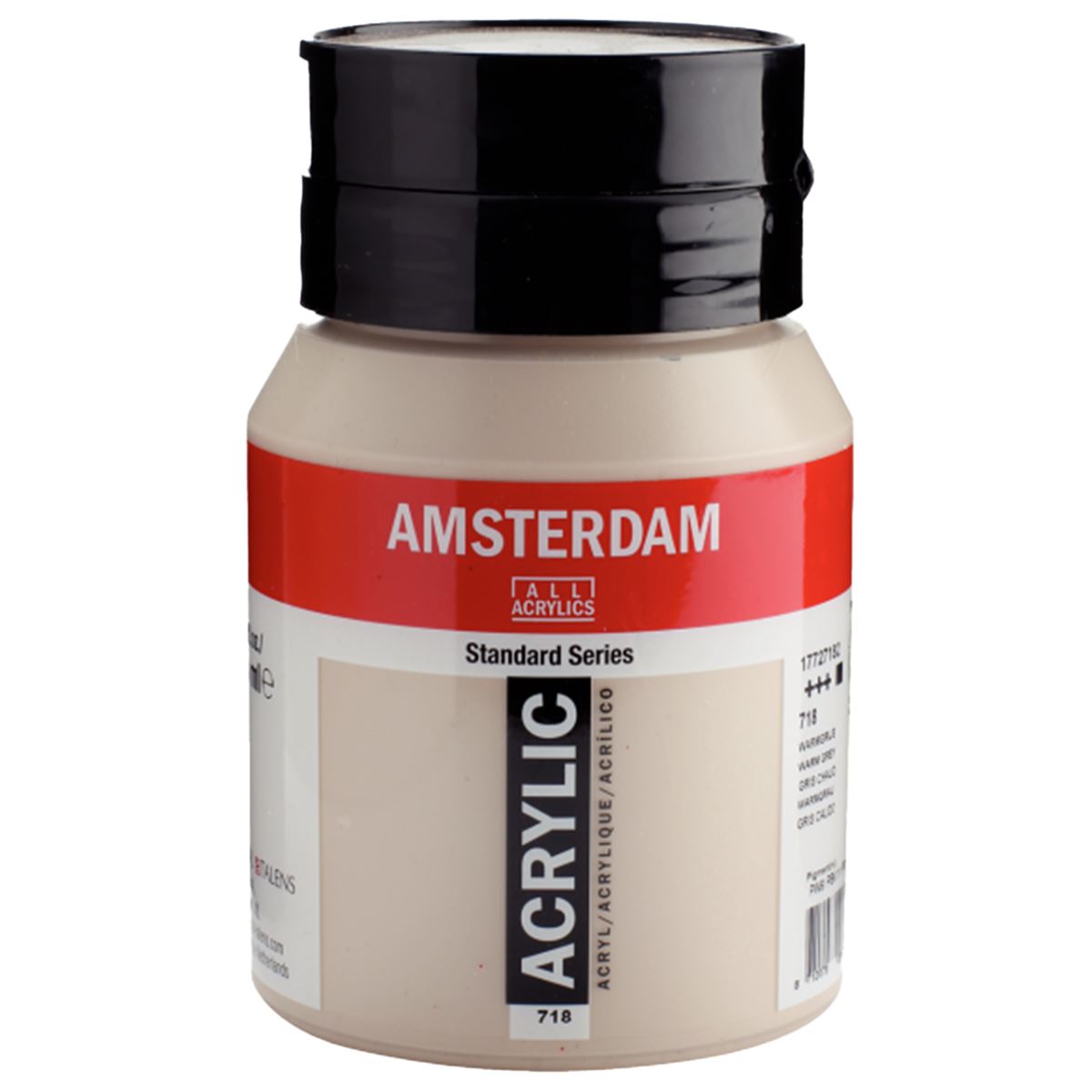 AMSTERDAM AKRİLİK BOYA 500 ML WARM GREY 718 1