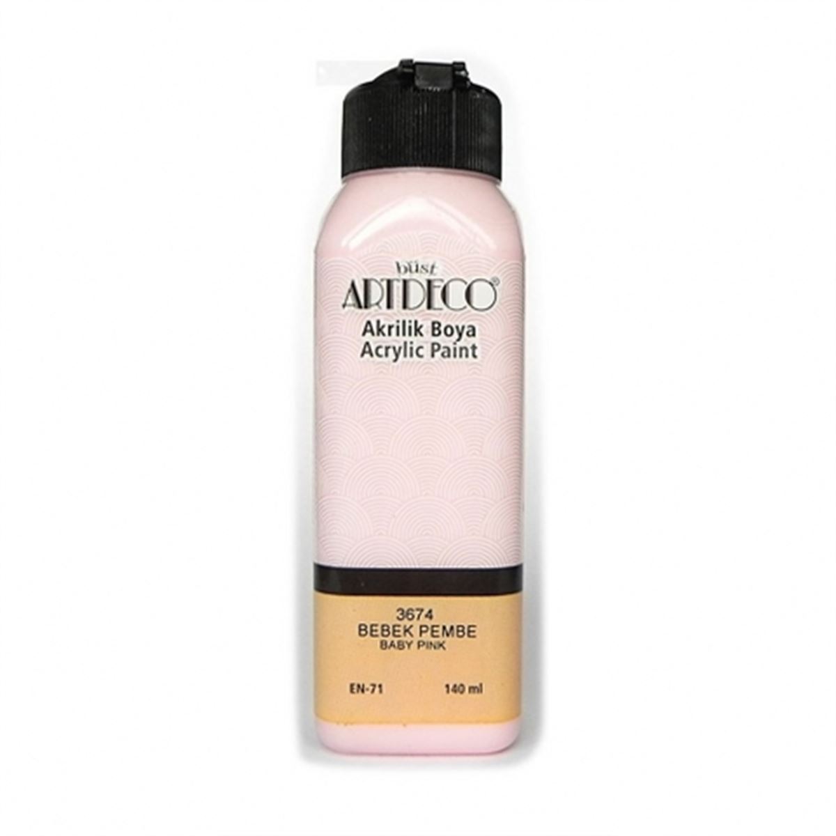 ARTDECO AKRİLİK BOYA 140 ML BEBEK PEMBE 3674 1