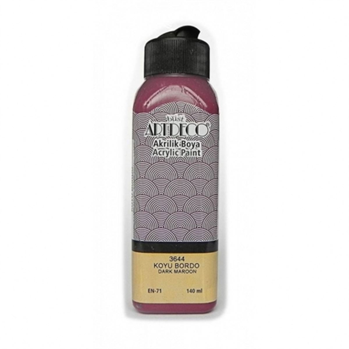 ARTDECO AKRİLİK BOYA 140 ML KOYU BORDO 3644 1