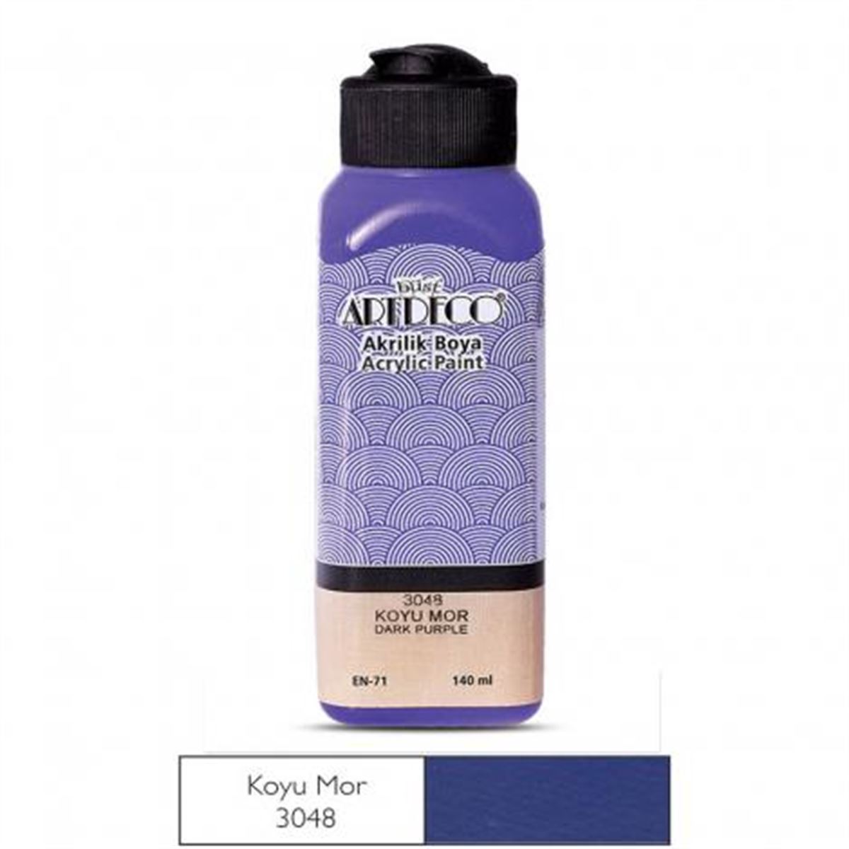 ARTDECO AKRİLİK BOYA 140 ML KOYU MOR 3048 1