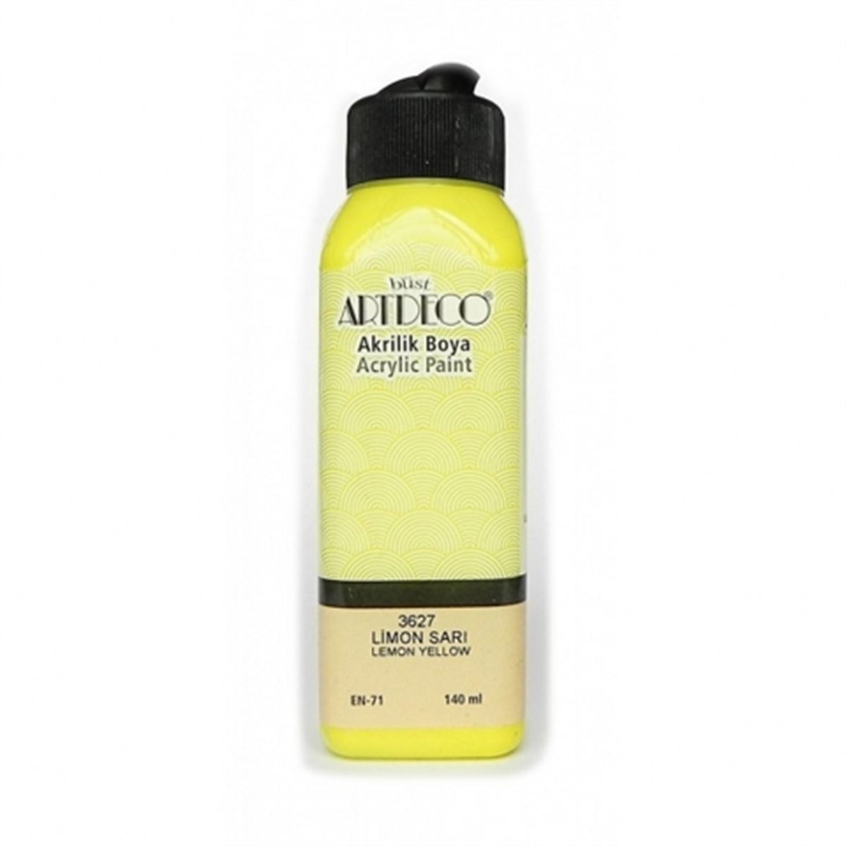 ARTDECO AKRİLİK BOYA 140 ML LİMON SARI 3627 1