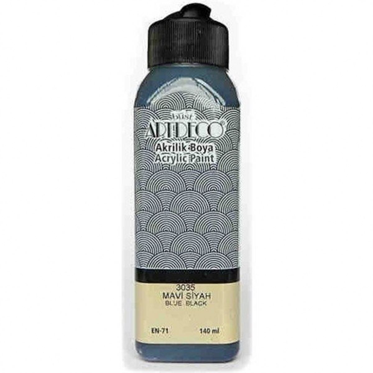 ARTDECO AKRİLİK BOYA 140 ML MAVİ SİYAH 3035 1
