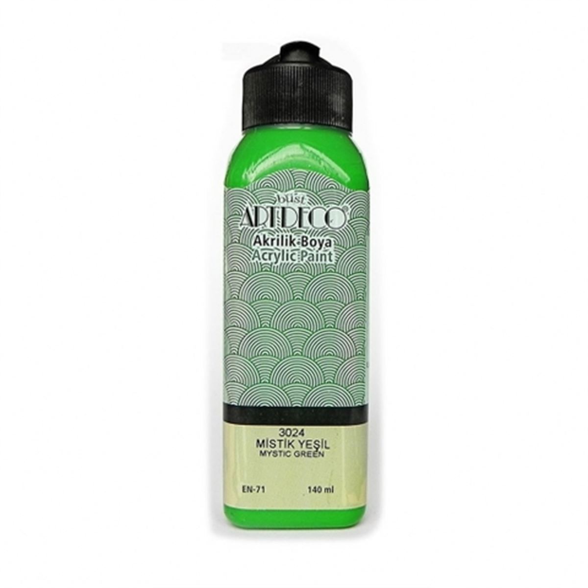 ARTDECO AKRİLİK BOYA 140 ML MİSTİK YEŞİL 3024 1
