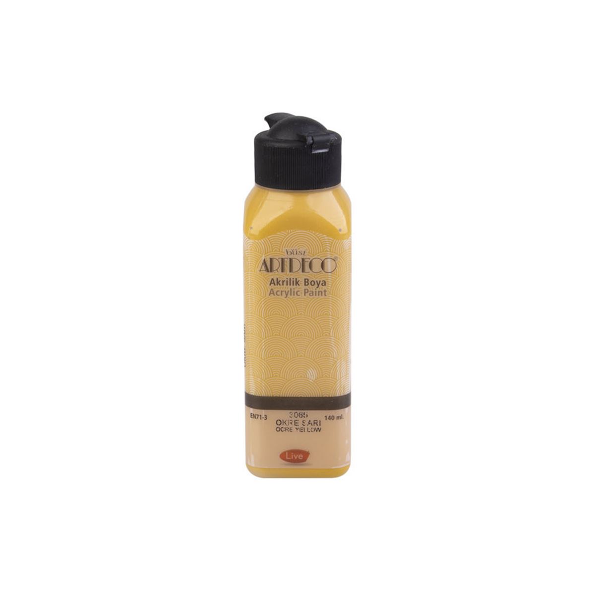 ARTDECO AKRİLİK BOYA 140 ML OKRE SARI 3065 1