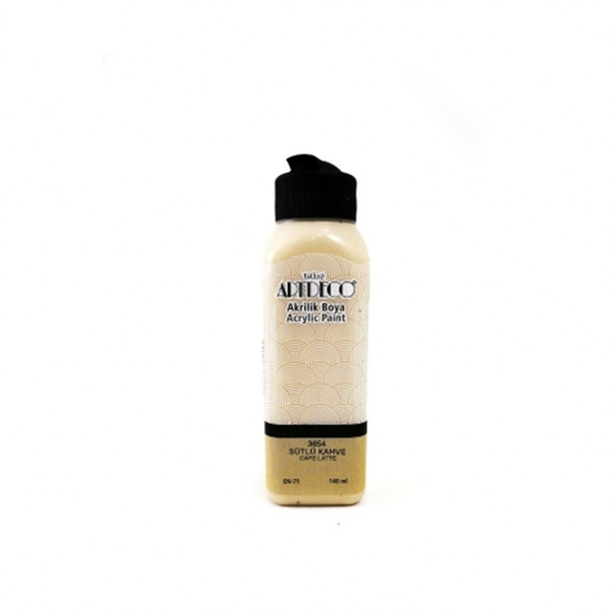 ARTDECO AKRİLİK BOYA 140 ML SÜTLÜ KAHVE  3654 1