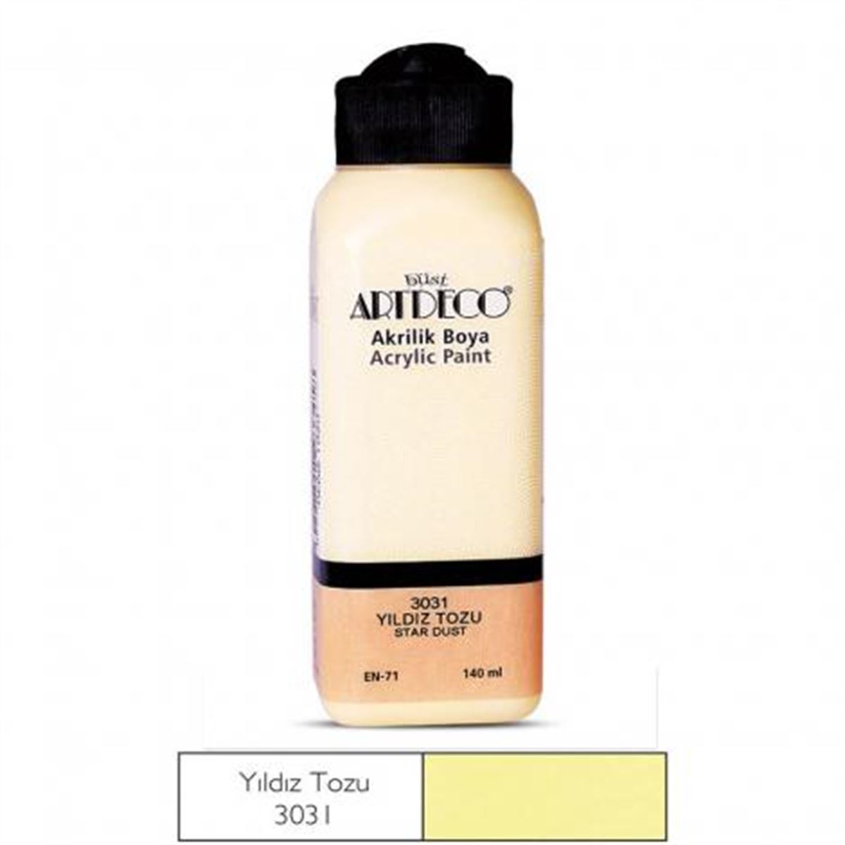 ARTDECO AKRİLİK BOYA 140 ML YILDIZ TOZU 3031 1