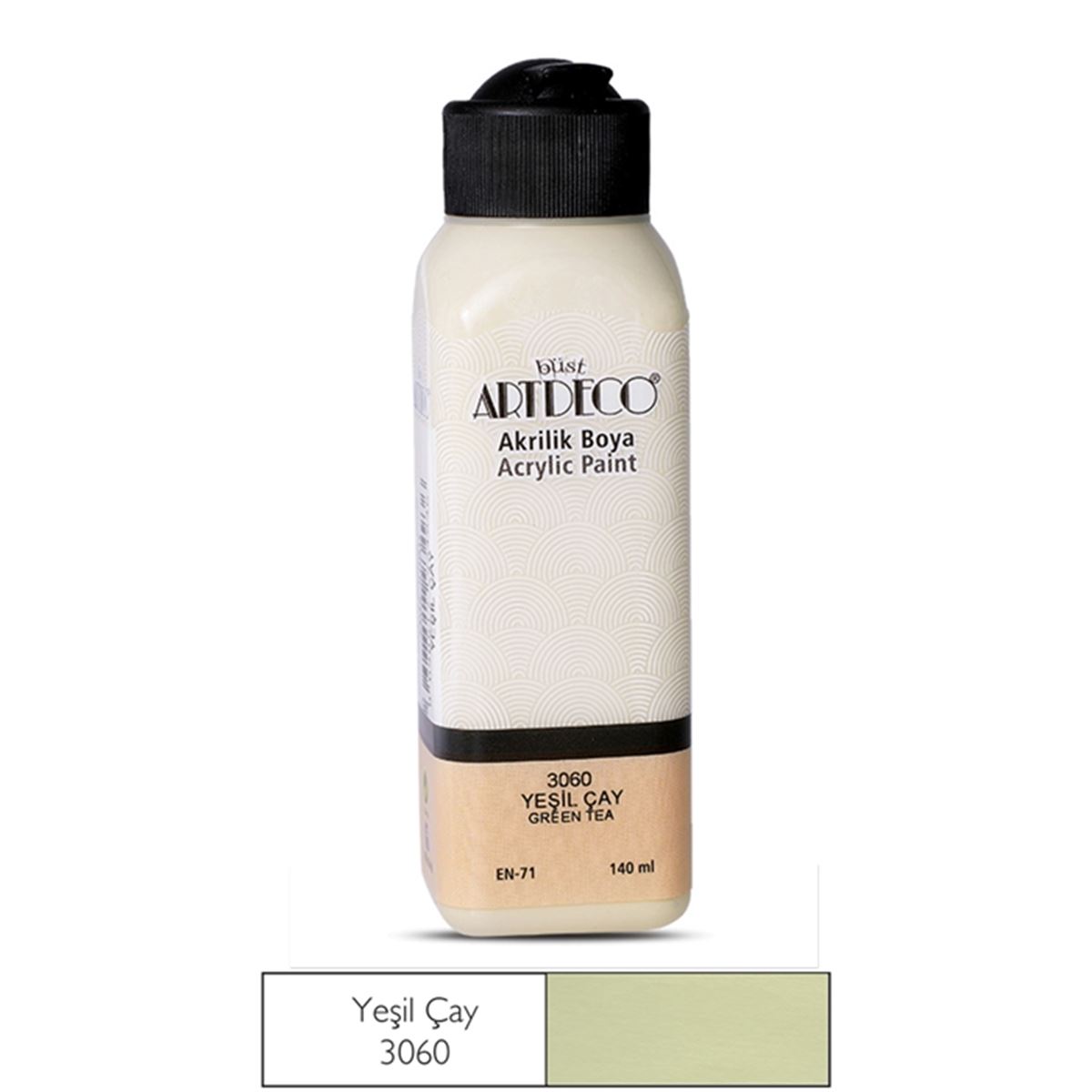 ARTDECO AKRİLİK BOYA 140 ML YEŞİL ÇAY 3060 1