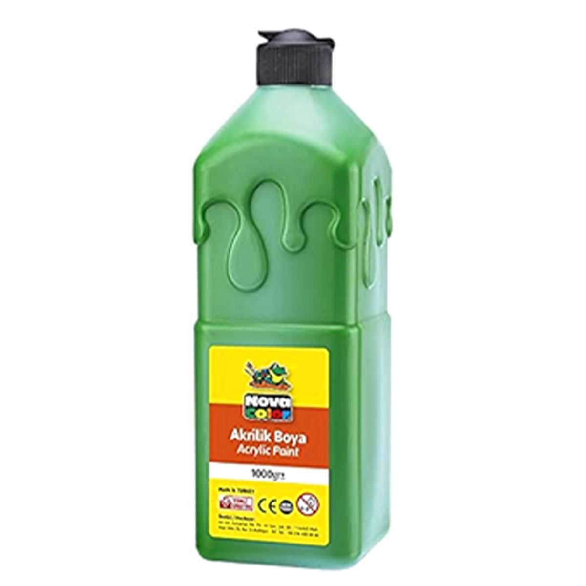NOVA COLOR AKRİLİK BOYA 1000 GR YEŞİL NC-224 1
