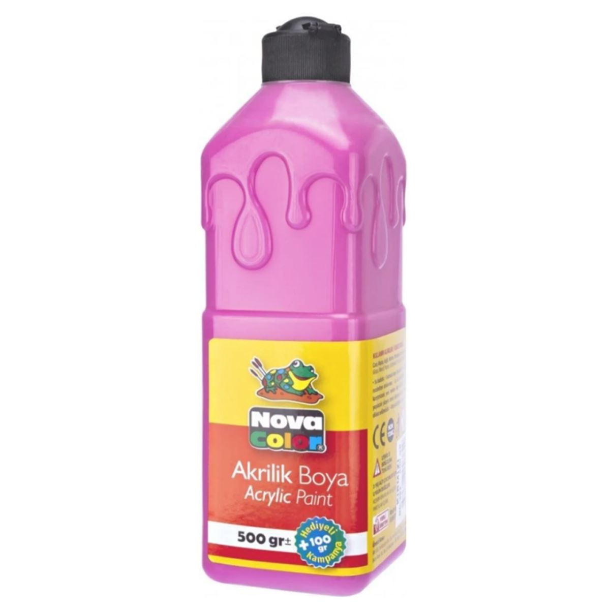 NOVA COLOR AKRİLİK BOYA 500 ML PEMBE NC-390 1