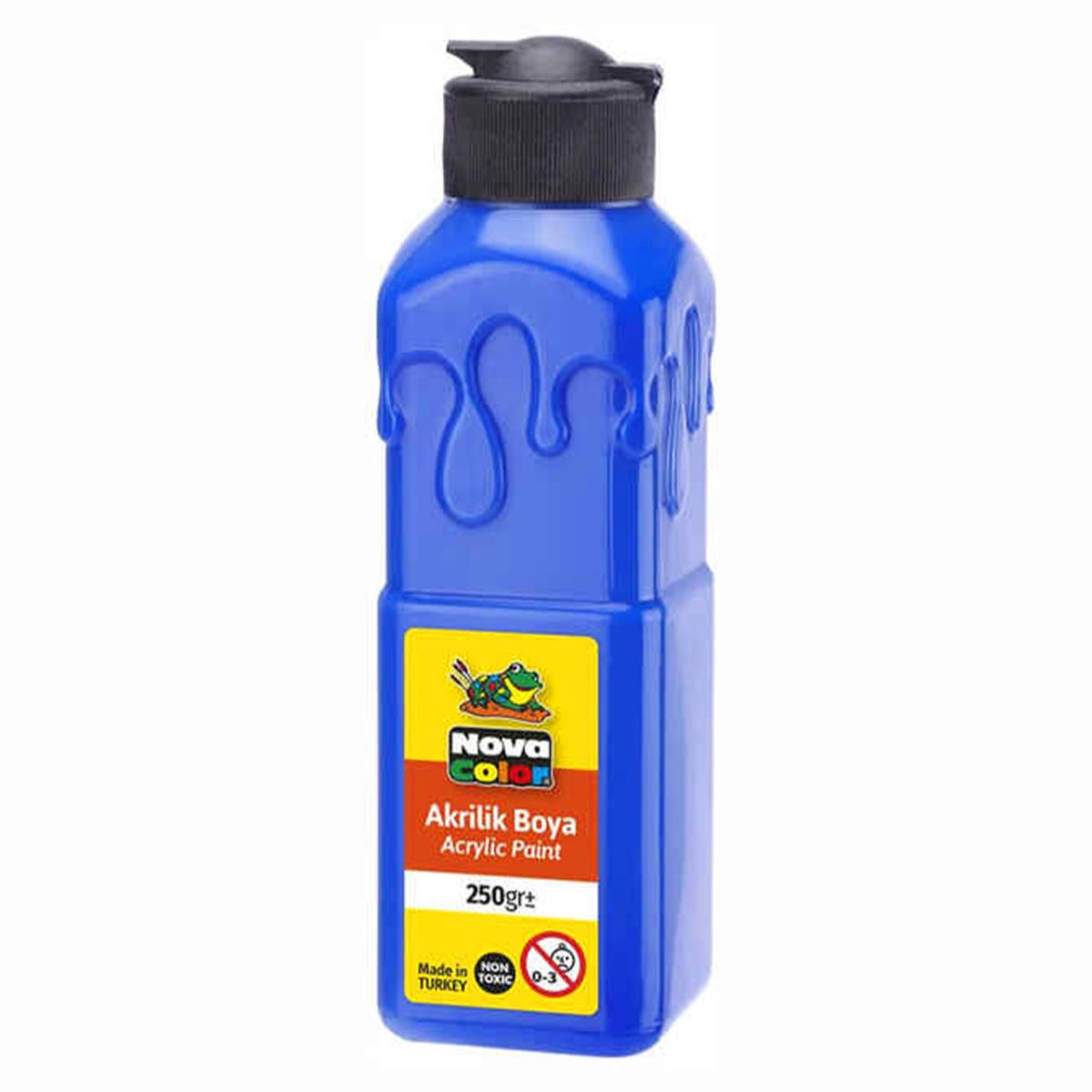 NOVA COLOR AKRİLİK BOYA 250 ML MAVİ NC-3012 1
