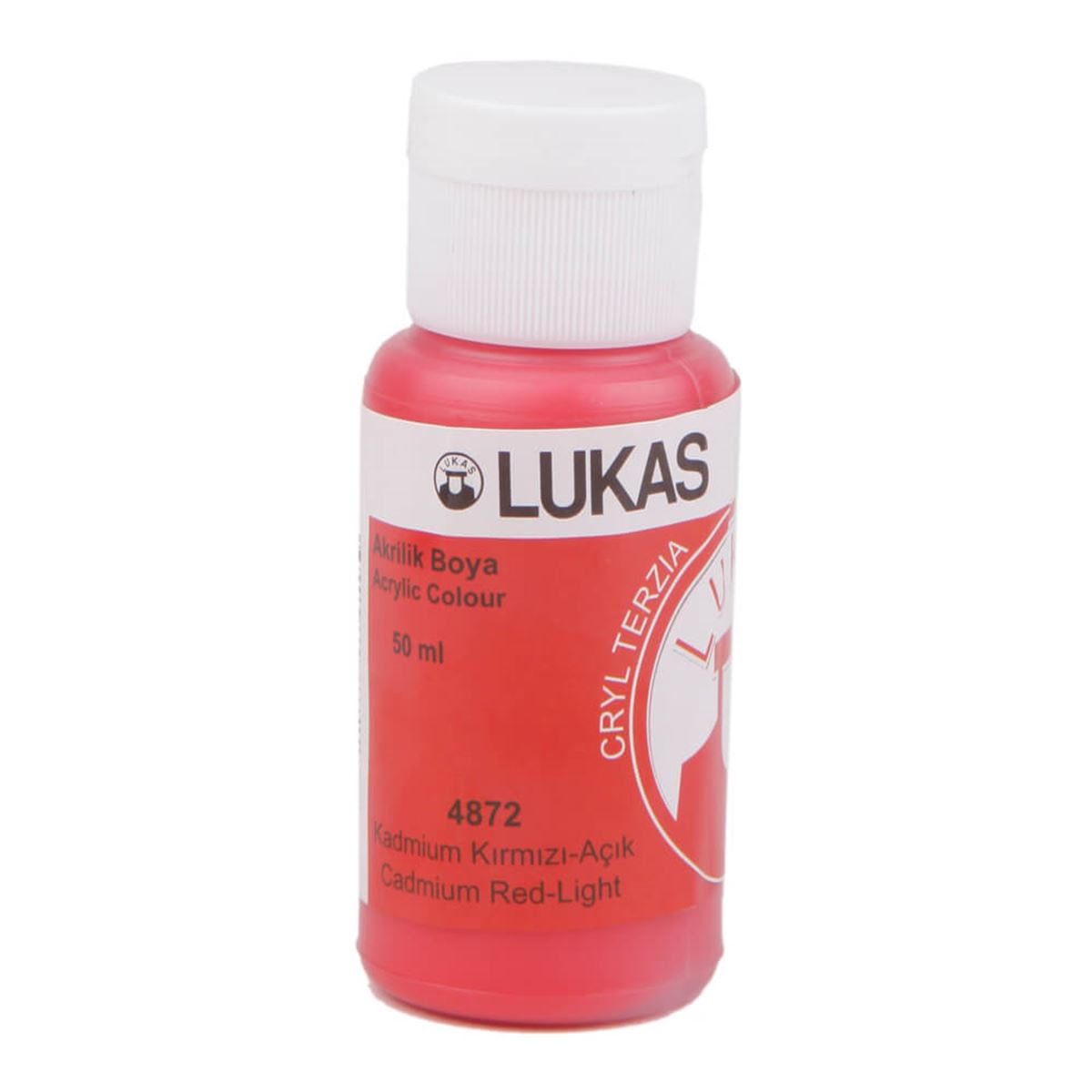 LUKAS AKRİLİK BOYA 50 ML CRYL TERZİA KIRMIZI 4872 1