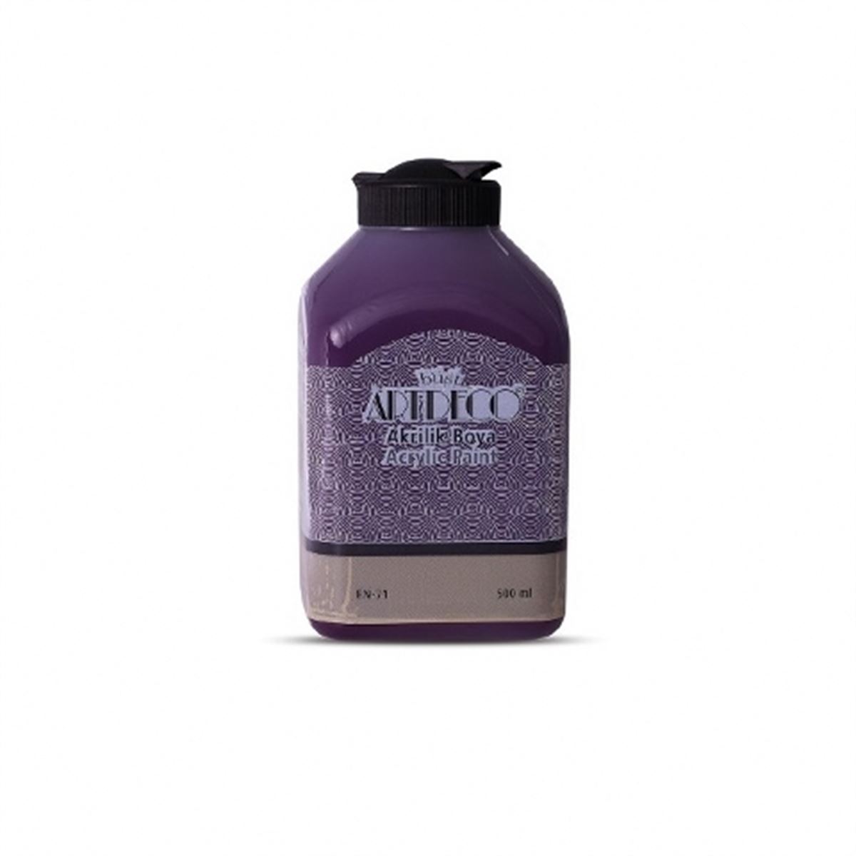 ARTDECO AKRİLİK BOYA 500 ML MOR 3608 1