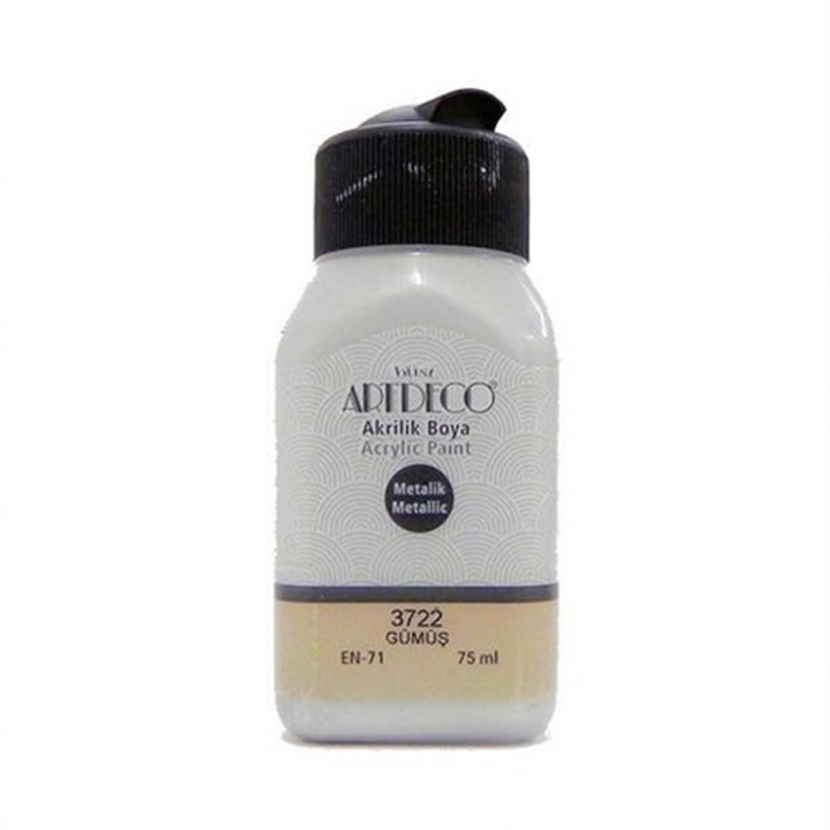 ARTDECO AKRİLİK BOYA 75 ML GÜMÜŞ Y-071I-3722 1