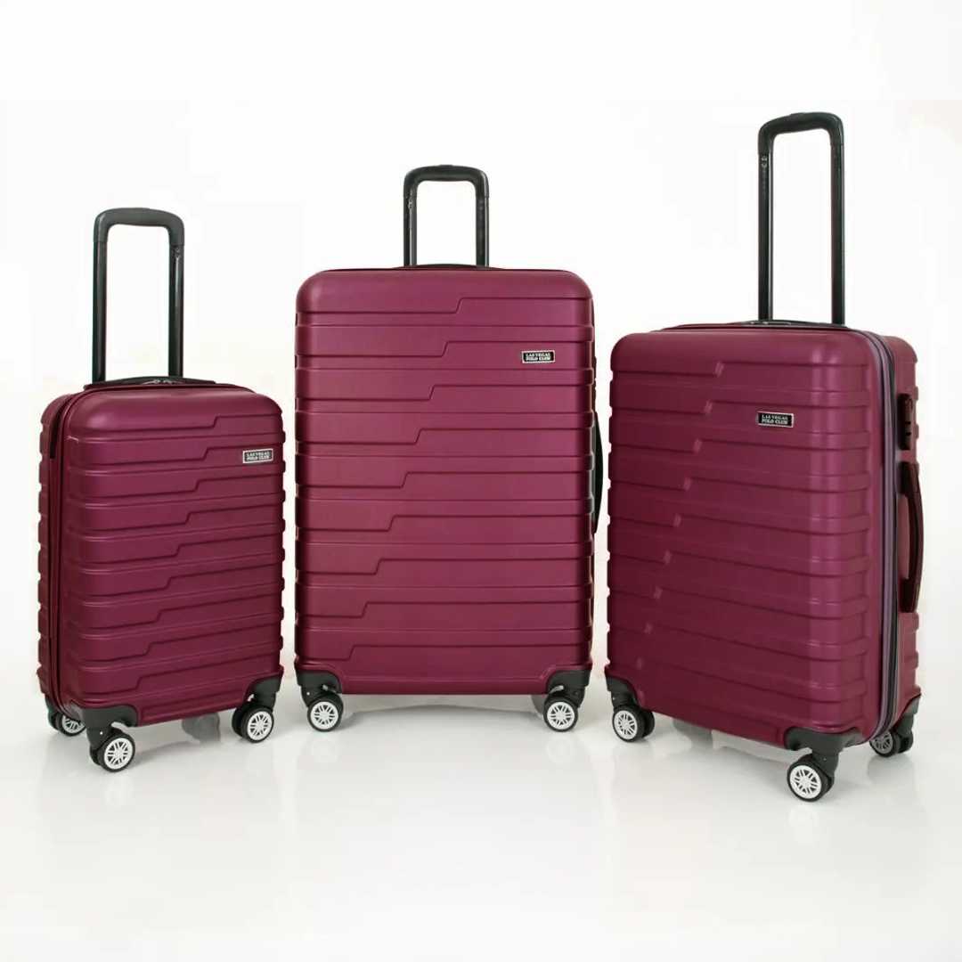 TRAVEL POLO - HUUP VALİZ ABS ANK1021 MÜRDÜM 3 LÜ SET 1