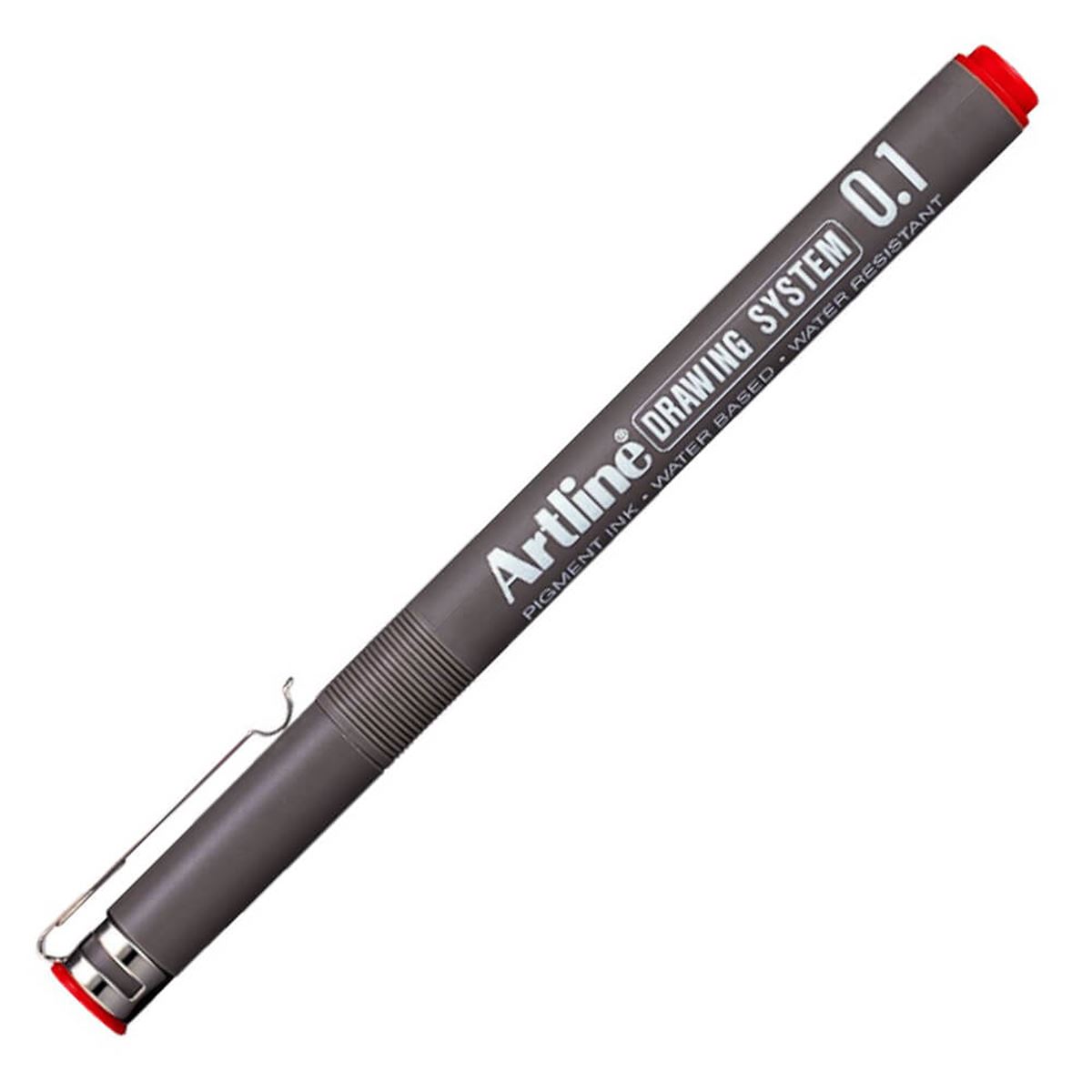 ARTLİNE ÇİZİM KALEMİ 231 KIRMIZI 0.1 MM 12 Lİ 1