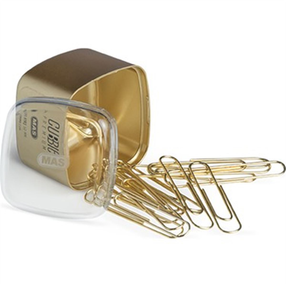 MAS CUBBİE DEV ATAŞ 1305 ALTIN 5 CM CAM TÜP 8 Lİ 1