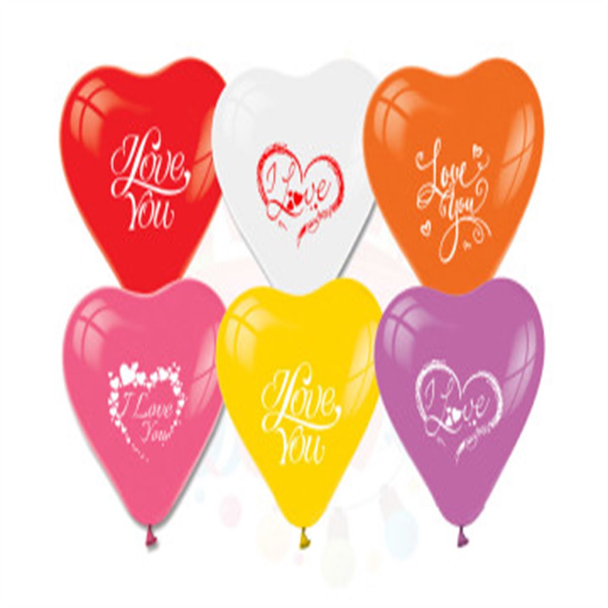 BALON KALP ŞEKİLLİ DÜZ RENK 100 LÜ 1