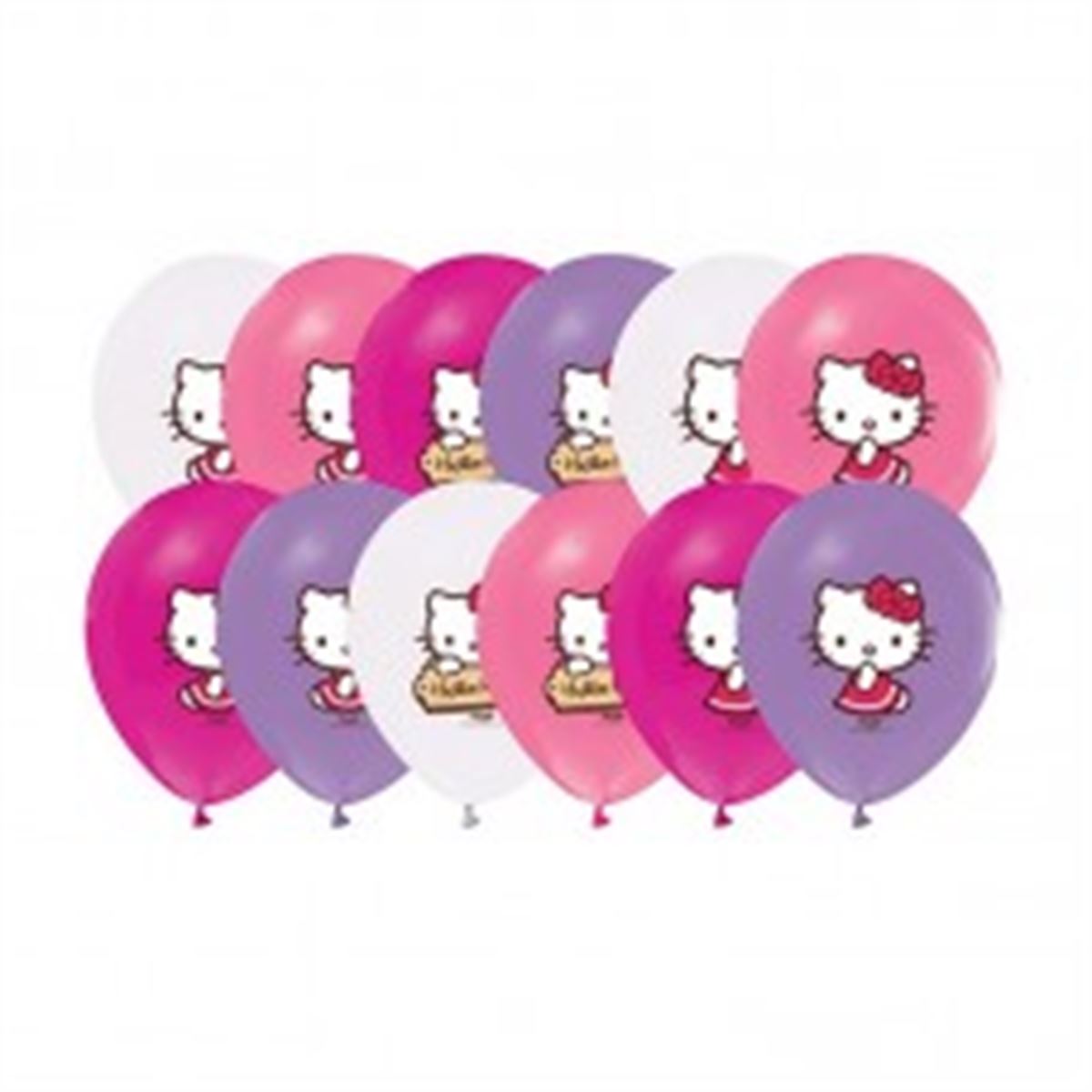 BALON FULL BASKILI LİSANSLI HELLO KİTTY-CARS-FROZEN-TWEETY-WİNX-SPİDERMAN 100 LÜ 1