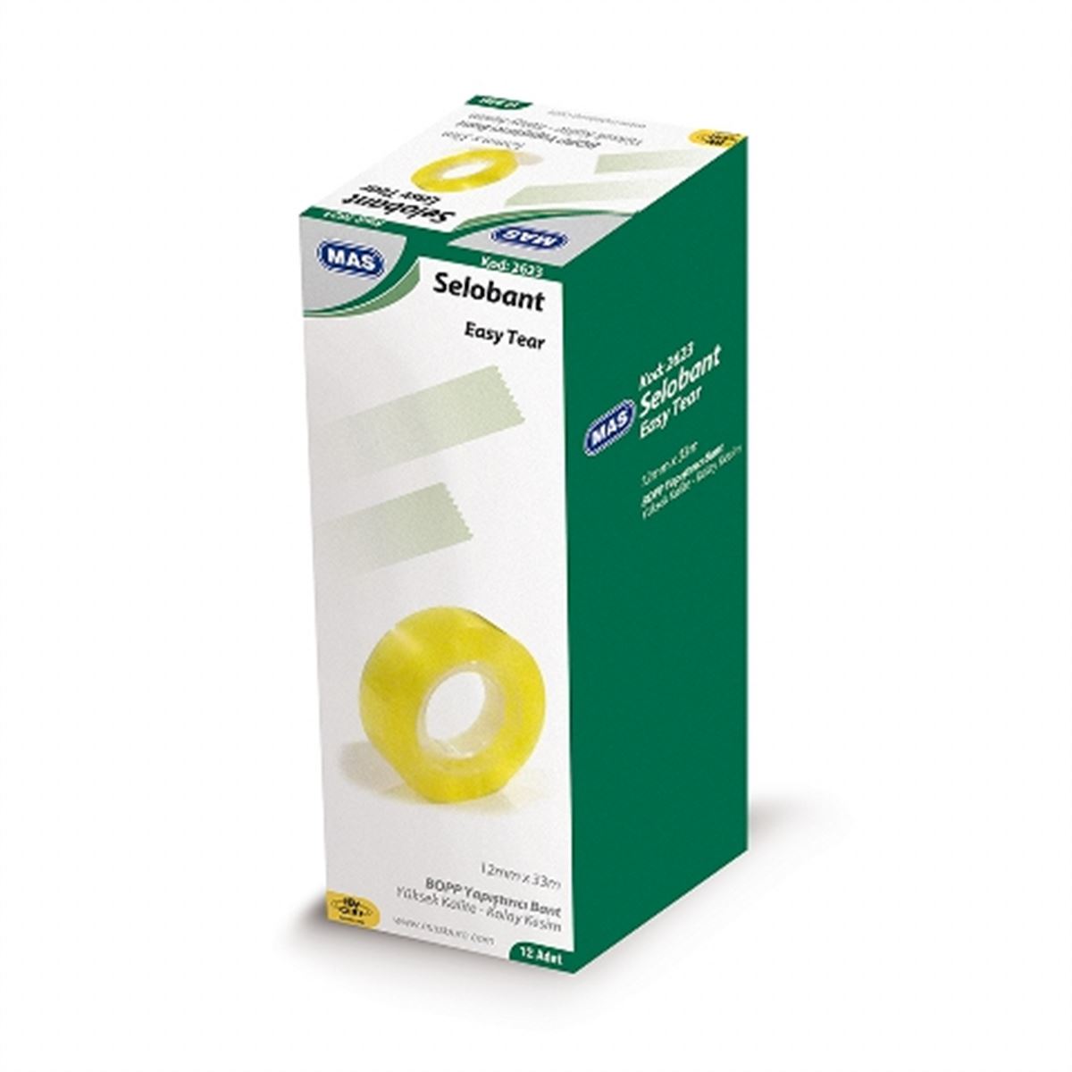 MAS BANT 12 MM x 33 M 12 Lİ 2623 1