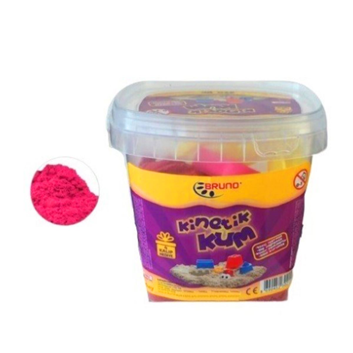 BRUNO KİNETİK KUM 500 GR PEMBE 1