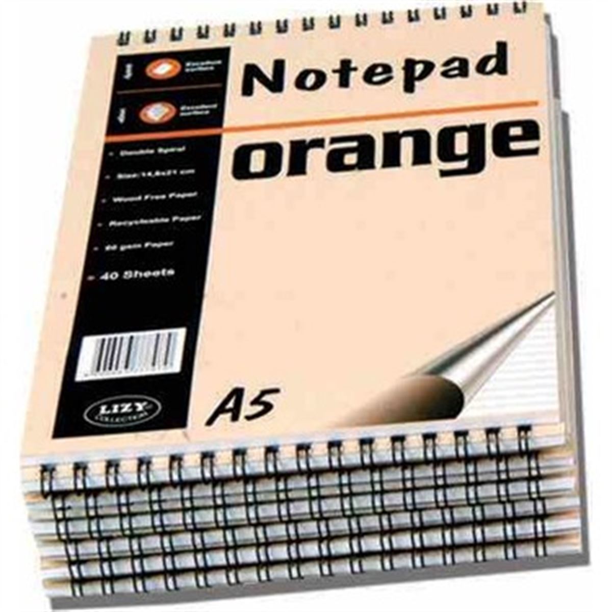 LİZ BLOKNOT SPİRALLİ A5 40 YP ÇİZGİLİ 12 Lİ PR07 1