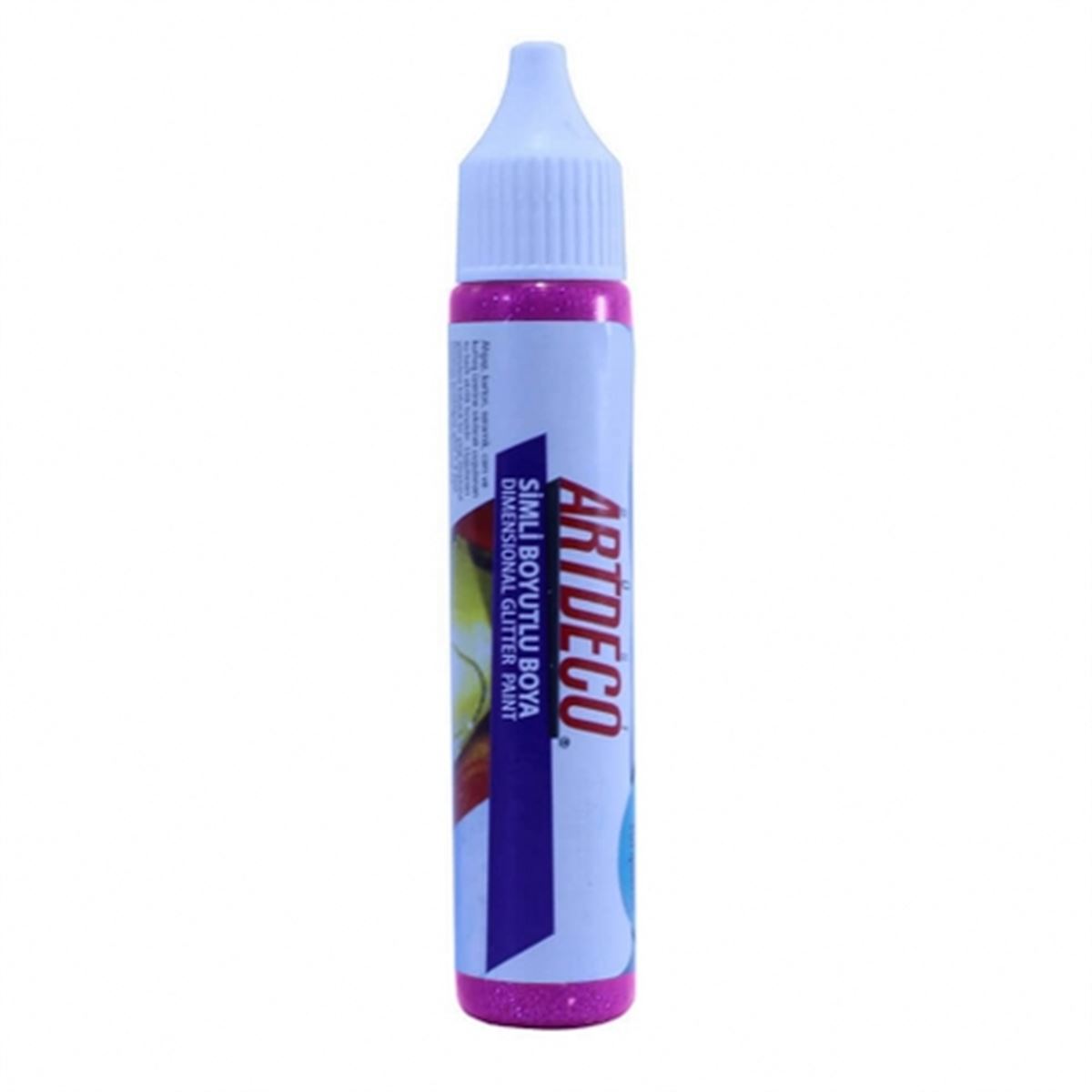 ARTDECO BOYUTLU BOYA SİMLİ 30 ML.ŞİŞE PEMBE Y-041B-694 1