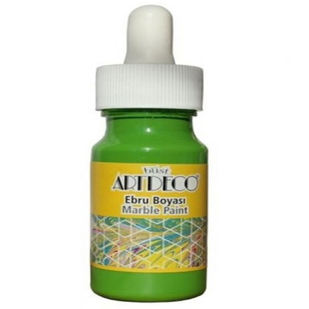 ARTDECO EBRU BOYASI ŞİŞE FISTIK YEŞİL 30 ML 016B-59 1