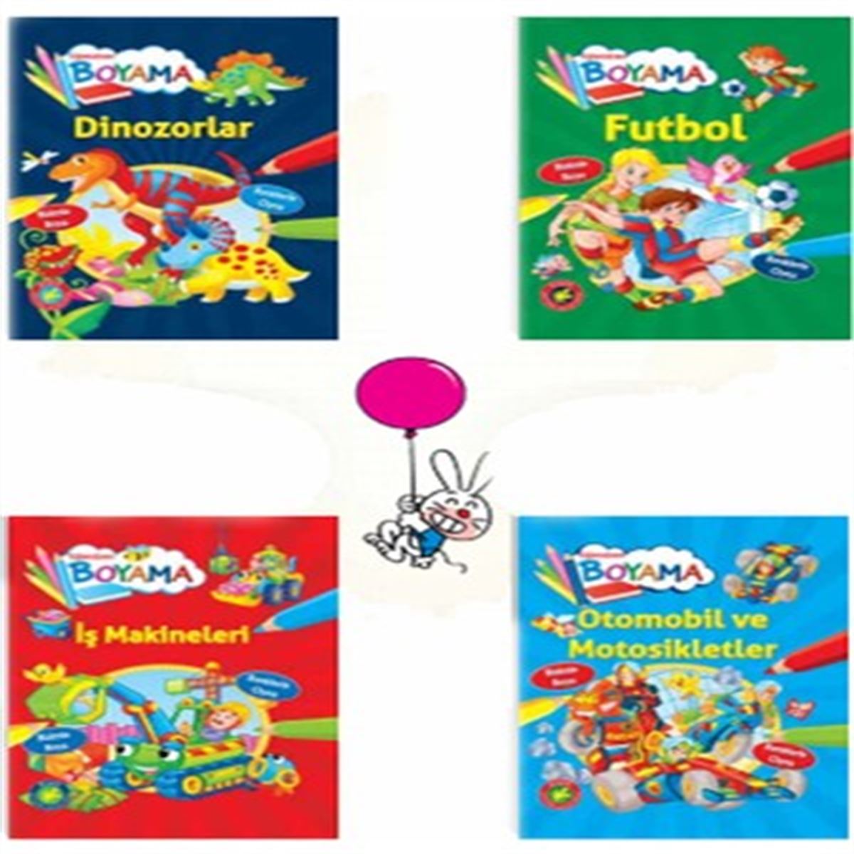 PARILTI BOYAMA KİTABI EĞLENDİREN BOYAMA DİZİSİ 12 Lİ 1