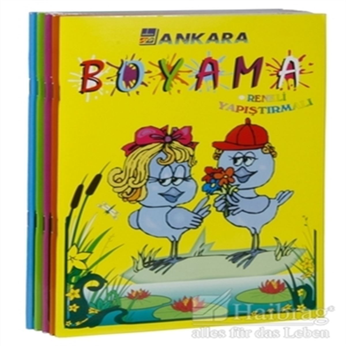 ANKARA BOYAMA KİTABI RENKLİ ÇIKARTMALI DİZİ 1