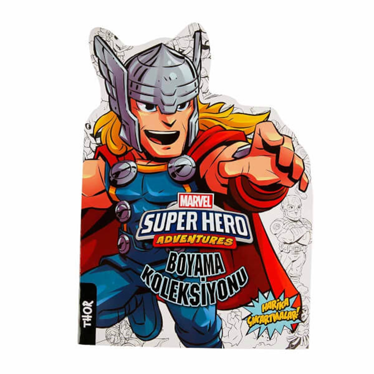 BETA BOYAMA MARVEL SÜPER HERO - THOR (ÇIKARTMALI) 1