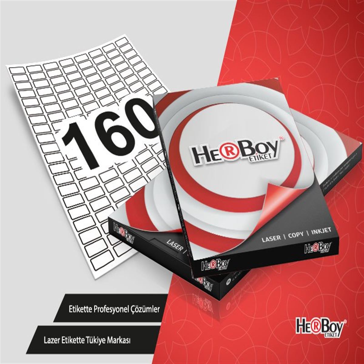 HERBOY BİLGİSAYAR ETİKETİ LASER 22x12 HB-1280 1