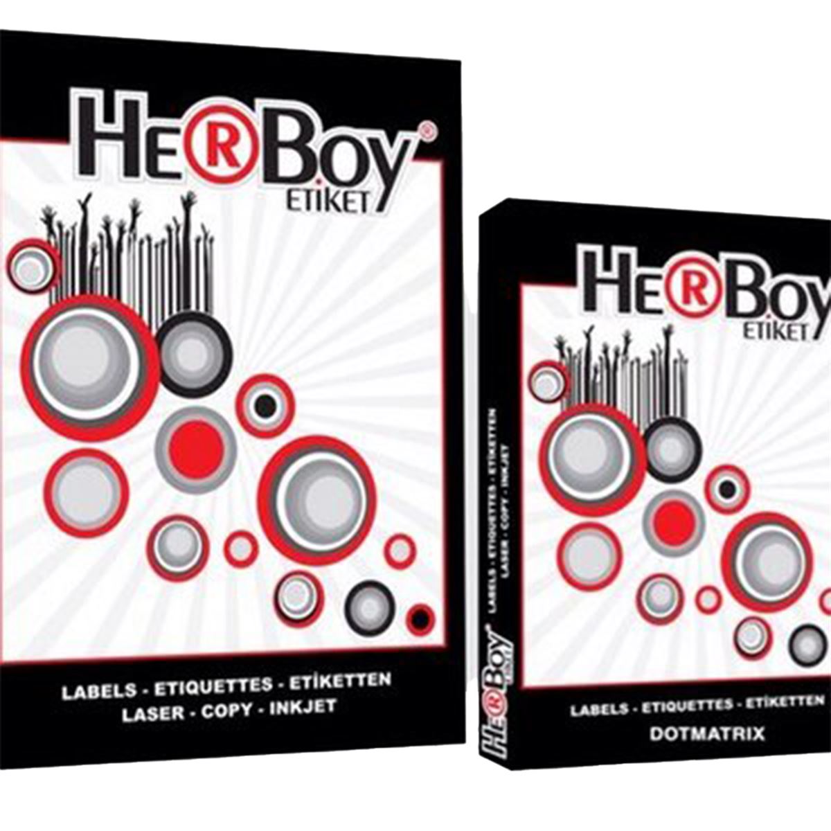 HERBOY BİLGİSAYAR ETİKETİ LASER 48x100  HB-148100 1