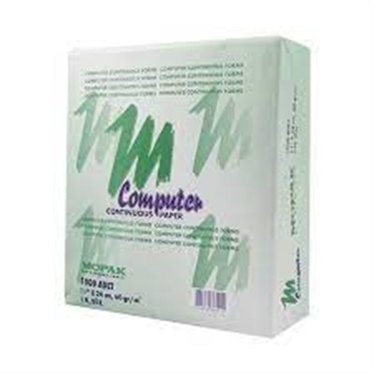 MOPAK BİLGİSAYAR KAĞIDI 5.5 PERFORE 1 NÜSHA 11x24 1000 Lİ 2 PK 1