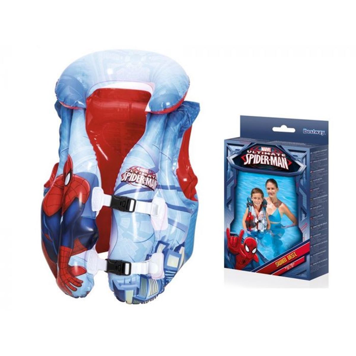 KZL BESTWAY ÇOCUK CAN YELEĞİ 98014 SPİDERMAN 51X46 CM 1