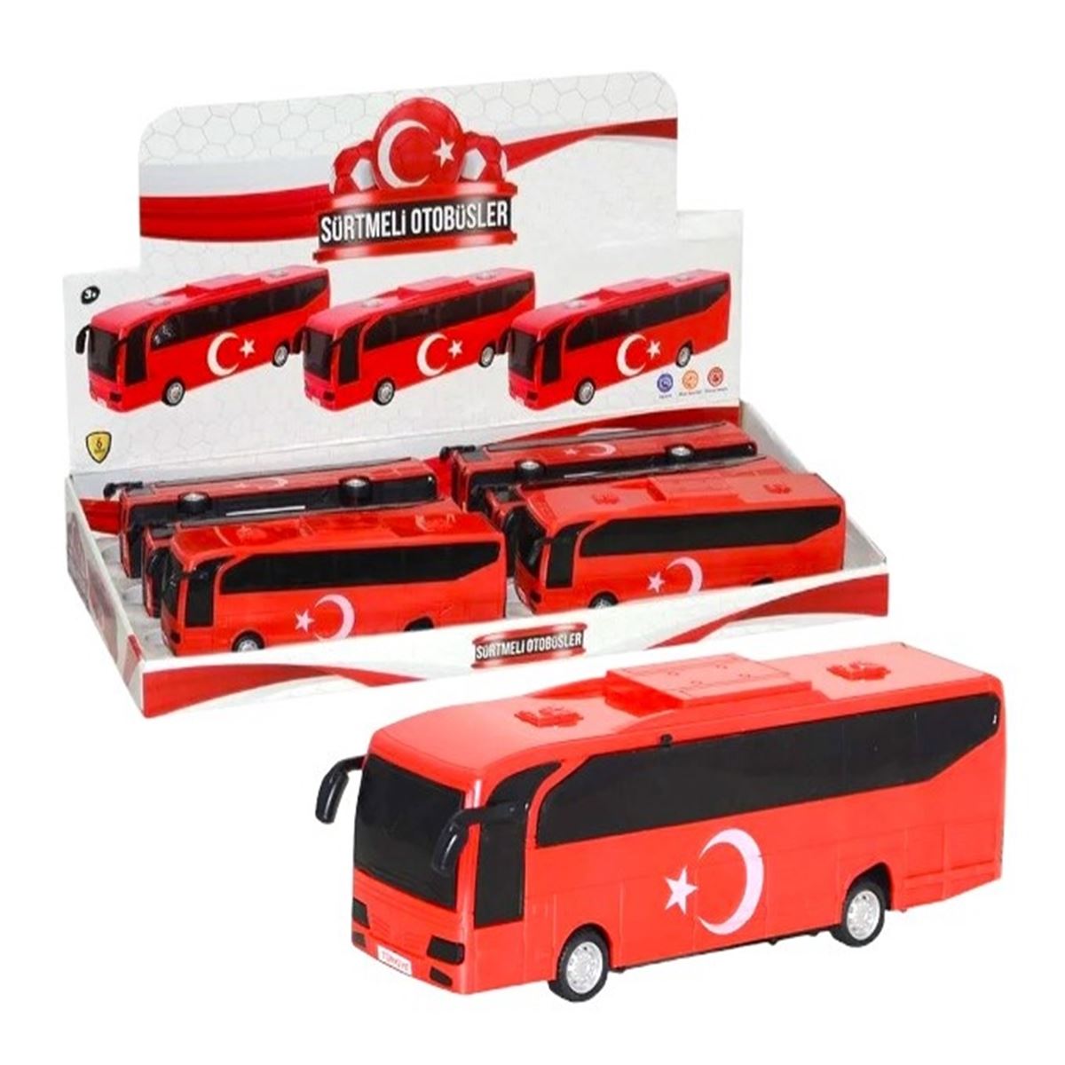 CANEM SÜRTMELİ OTOBÜS CNM35 BAYRAKLI 6 LI 3+ 1