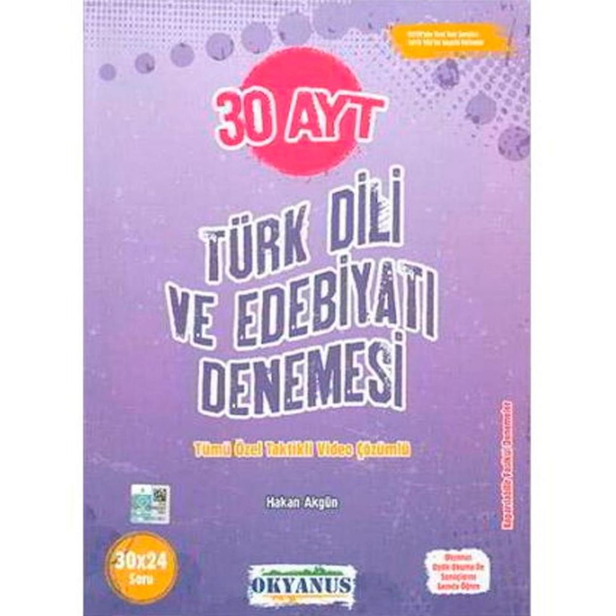 OKYANUS DENEME TÜRK DİLİ VE EDEBİYATI 30 LU AYT 1