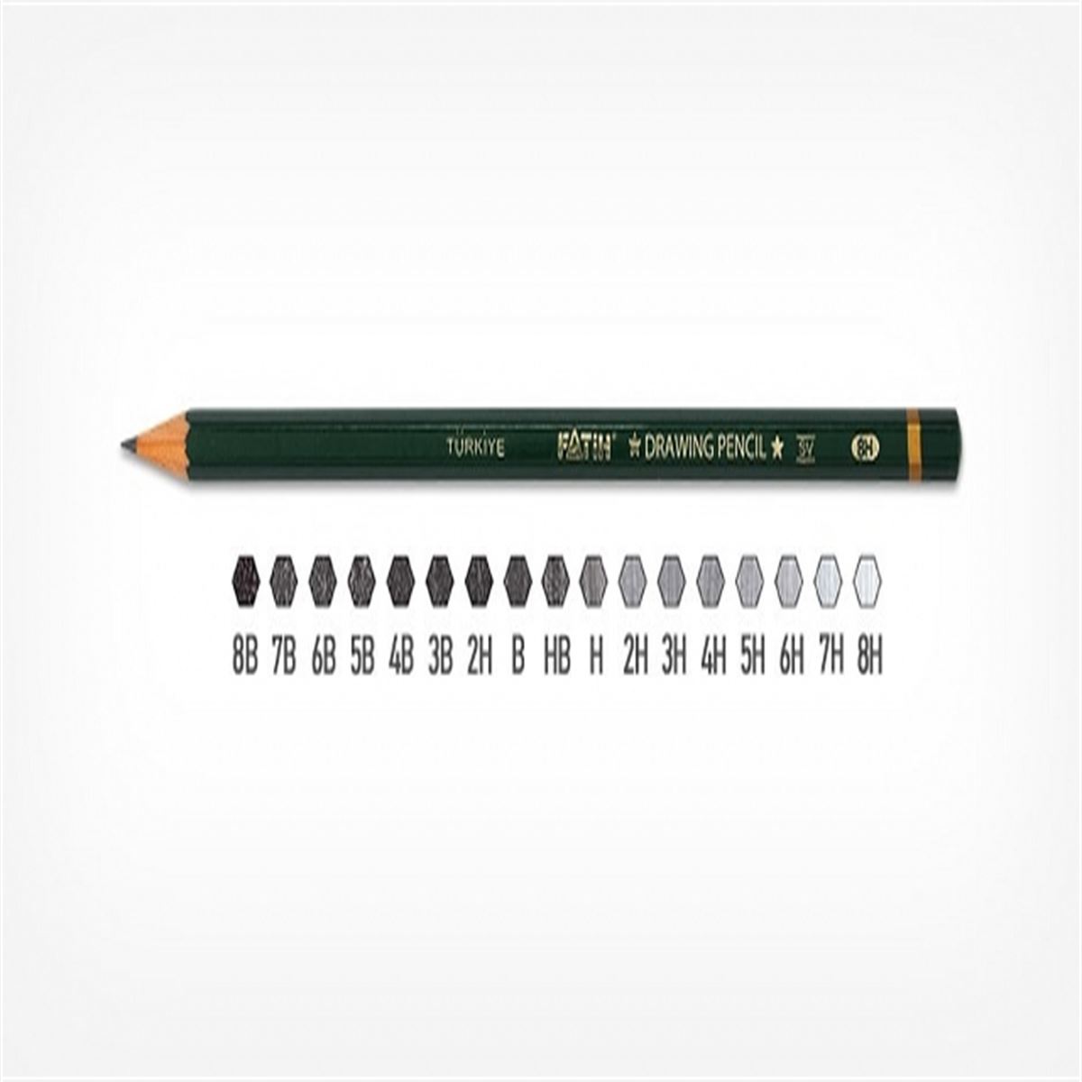 FATİH DERECELİ KALEM 5H 12 Lİ 1