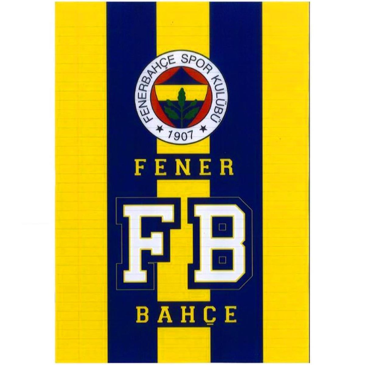 FENERBAHÇE DEFTER A4 PP KAPAK 60 YP ÇİZGİLİ 12 Lİ 463617 1