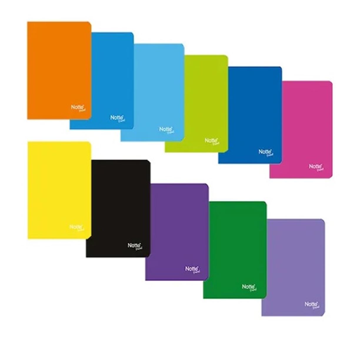 NOTTE TREND DEFTER A4 PP KAPAK DİKİŞLİ 60 YP DÜZ 12 Lİ 10-354 1