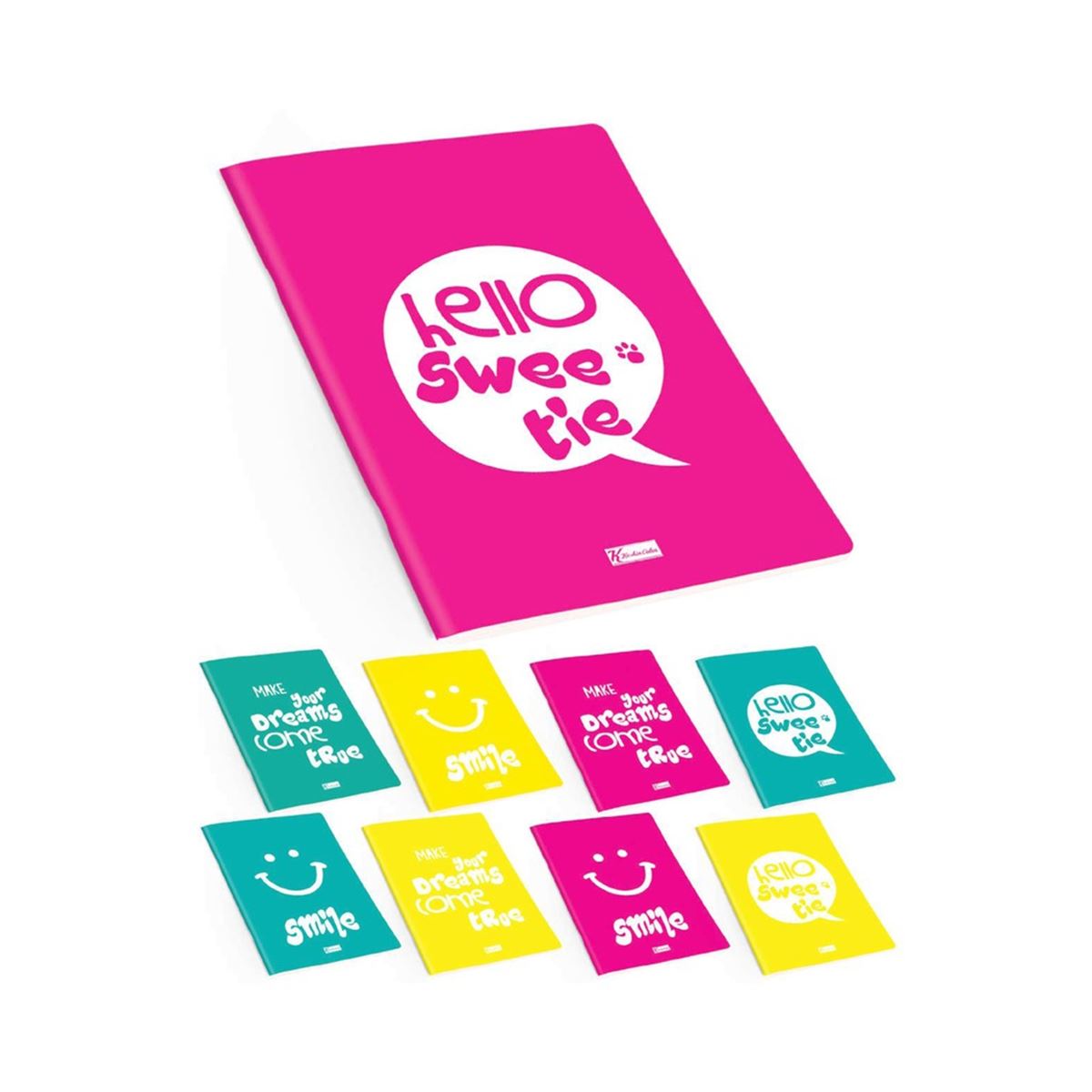 KESKİN SLOGAN DEFTER A4 DİKİŞLİ PLASTİK KAPAK 60 YP KARELİ 326712-99 1